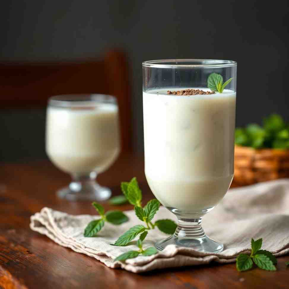 Refreshing Afghani Doogh Yogurt Drink Recipe